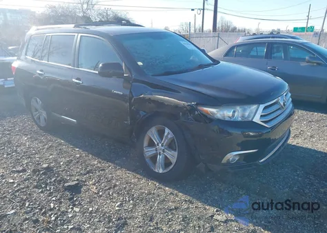 2013 Toyota Highlander Limited V6 from USA, damaged, VIN 5TDDK3EH9DS219845